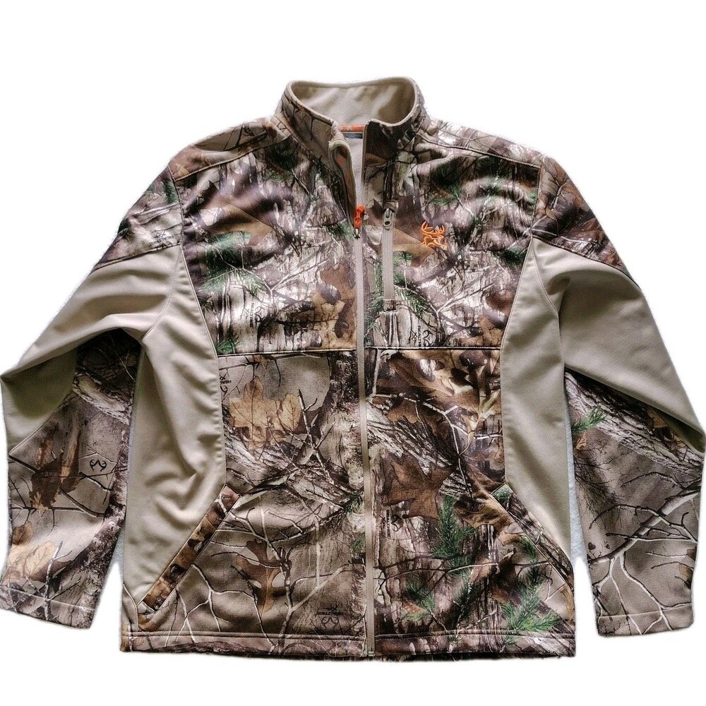 Bushmaster XL Mens Camouflage Jacket Real Tree Full Zip Hunting Outdoor Woods